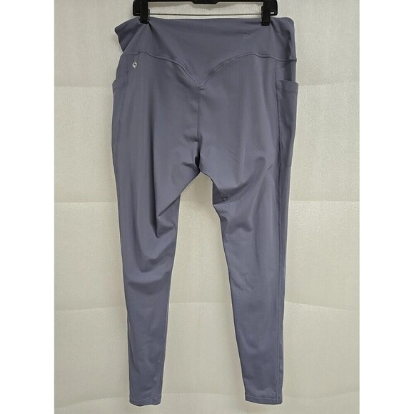 COPY - Popflex Supersculpt Leggings Pockets Misty Blue Women’s Plus Size 3X - Picture 2 of 10